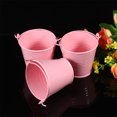 thumbnail image 5 of HONMEET Mini Iron Bucket Tinplate Pink 8pcs for Party Supplies, 5 of 5