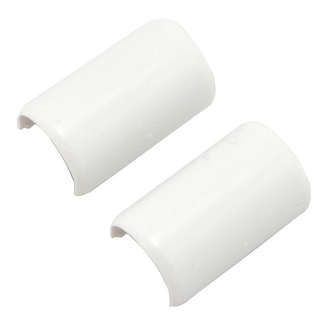 Cubierta para cables, acoplamiento, Wiremold C19, color blanco, paquete de 2