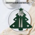thumbnail image 1 of Bolsa de vajilla para árbol de Navidad, tema festivo para decoraciones de escritorio de fiesta, 4 Uds., 1 of 5