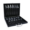 thumbnail image 1 of TFixol 24Pcs Dinnerware Set With Gift Box Stainless Steel Kitchen Cutlery Set Knife Fork Spoon Flatware Minimalist Tableware, 1 of 6