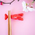 thumbnail image 4 of Chopsticks Holder Crayfish Shape Ceramic Chopsticks Stand Practical Fashion Kitchen Tableware, 4 of 5