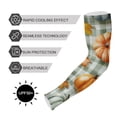 thumbnail image 5 of ALAZA Pumpkins Autumn Leaves UV Sun Protection Arm Sleeves UPF 50+ Compression Cooling Sleeve 1 Pair, 5 of 7