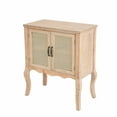 thumbnail image 6 of LuxenHome Natural Wood Finish Accent Cabinet, 6 of 11