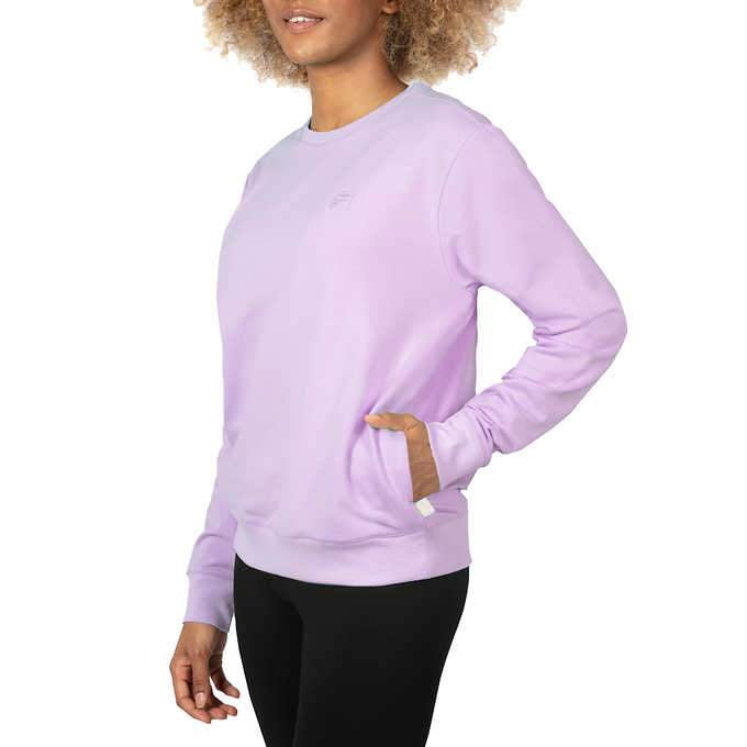 Fila Ladies' Crewneck with Pockets - Orchid Bloom (Purple) - XXL