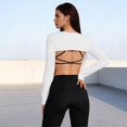 thumbnail image 5 of QSAWXQZ Women's UV Protection Bolero Shrug Cooling Arm Sleeves Cropped Athletic Cover Up with Thumb Hole Breathable Stretchy for Running Tennis Sports Free Size, 5 of 8