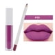 thumbnail image 1 of Brillo de labios de 21 colores, lápiz labial, set de brillo de labios. El brillo labial no se desvanece ni se pega a la taza. Acabado mate. 2 sets (1 lápiz labial + 1 brillo labial). Delineador de lab, 1 of 2