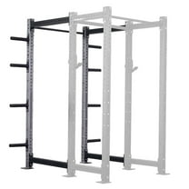 Titan Fitness X-3 Series 90" Silver Bolt-Down Power Rack Extension Kit, 36" Depth, 1000 LB Capacity, 1.25" Pull Up Bar, Weight Plate Holders, Weightlifting and Strength Training