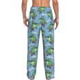 thumbnail image 3 of Daiia Crocodile Riding Skateboard Men's Sleep Pant with Pockets and Drawstring,Pajama Pants-XX-Large, 3 of 9