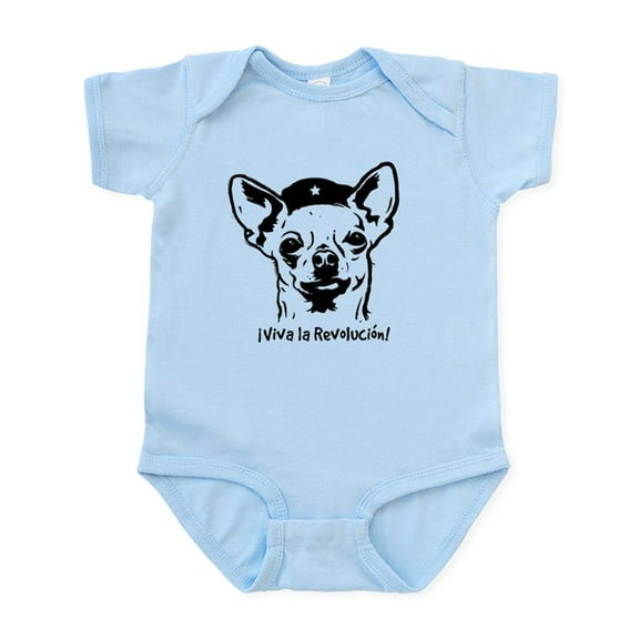 CafePress - Chihuahua Revolution! Che Baby Creeper - Baby Light Bodysuit, Size Newborn - 24 Months