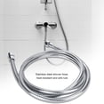 thumbnail image 4 of Tuyau de Douche en Acier Inoxydable Extra Long Tête de Douche à Main Remplacement 2.5m/8.2 Pieds, 4 of 9