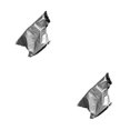 thumbnail image 3 of Inteprter Cubierta antipolvo para telescopio astronómico, protección solar portátil, impermeable, plegable, parasol para observación, 100*75 CM, plata 2piezas, 3 of 6