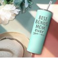 thumbnail image 3 of Mothers Day Gifts for Mother In Law Best Bonus Mom Gifts From Daughter Son in Law 20oz Green Travel Cup Gift Set for Stepmom Christmas Birthday Presents for Stepmother Tumbler with Lid Staw, 3 of 6