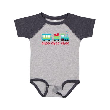 Inktastic Love Train Boys or Girls Baby Bodysuit