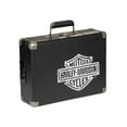 thumbnail image 4 of Harley-Davidson Vintage Portable Record Player, Bar & Shield Logo Trunk Inspired, Harley Davidson, 4 of 4