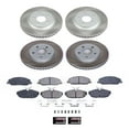 thumbnail image 2 of PowerStop Front and Rear Semi-Coated Rotor and Low-Dust Ceramic Brake Pad Kit SC1381, 2 of 3