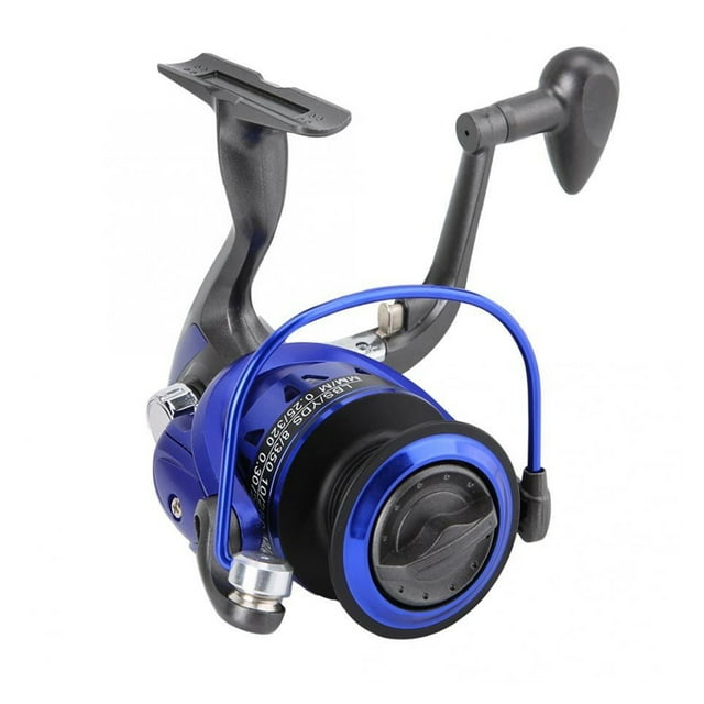 Moulinet de Pêche Spinning en Alliage d'Aluminium 5.5:1 Roue de Pêche en Mer avec Poignée en Métal Série BCA1000-3000, Cadre Squelettique en Aluminium Rigide