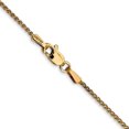 thumbnail image 3 of Diamond2Deal 10k Yellow Gold 1.25mm Spiga Chain Necklace for Women 30", 3 of 5