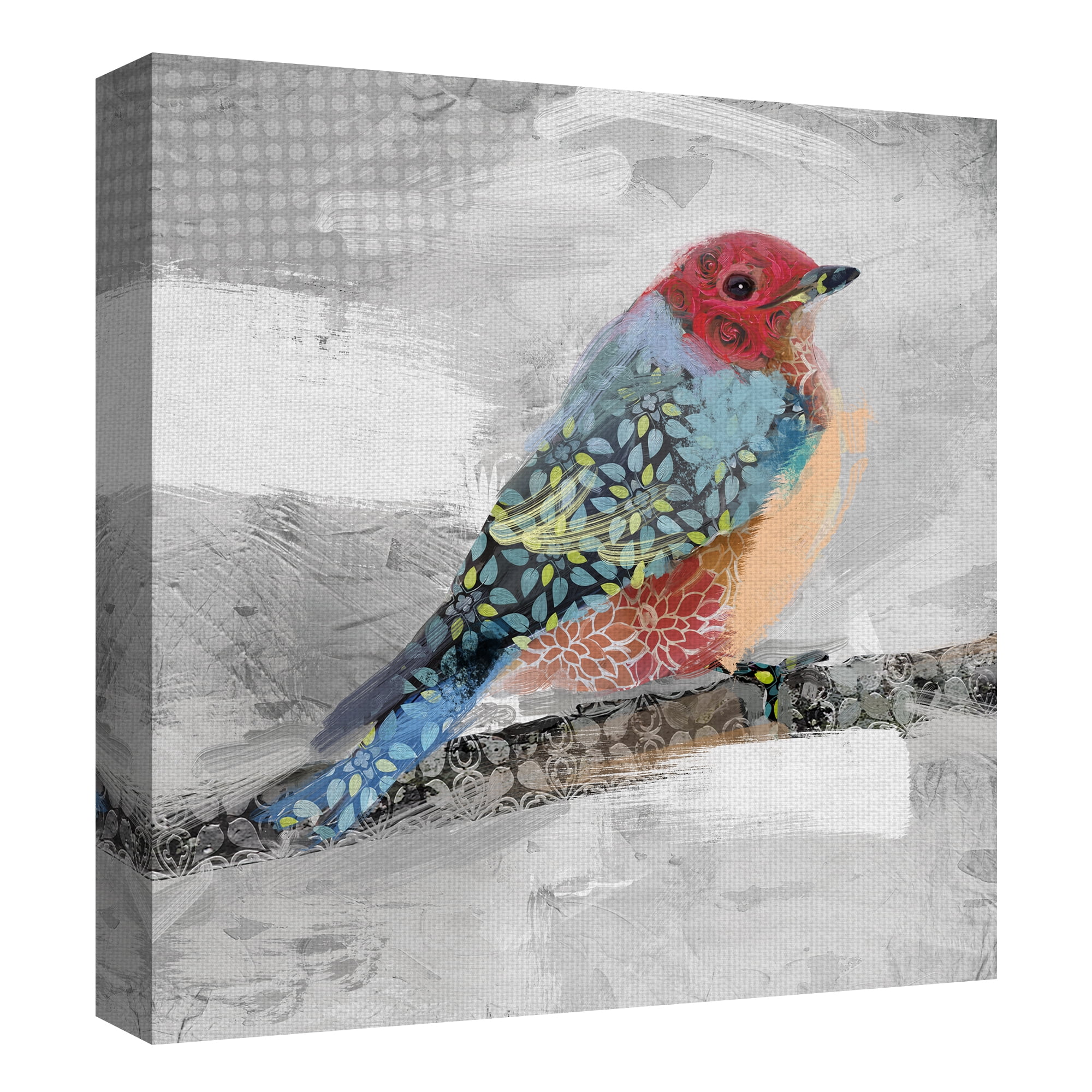 Masterpiece Art Gallery A Bird's Flight Patterns III by Studio Arts Canvas Art Print 12" x 12"