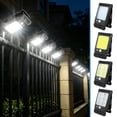 thumbnail image 4 of Lámpara solar con clip y sensor inteligente | Lámpara de exterior para valla con 3 modos | Iluminación de pared con sensor de movimiento para jardín, puerta, garaje, patio y terraza., 4 of 6