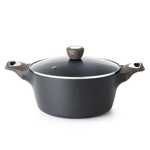 Olla antiadherente SENSARTE con tapa de inducción de 2,6/4,5/6,6/8,5 cuartos de galón