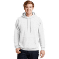 thumbnail image 6 of Hanes Men's Ecosmart Hoodie -WD17 Fleece Sweatshirt, Pullover Hooded Sweatshirt for Men, White L, 6 of 6