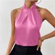 thumbnail image 3 of Blusas para las Mujeres Casual Verano Botón Sólido sin Mangas, Blusas sin Mangas para las Mujeres Ligero Verano Uso Diario, 3 of 6