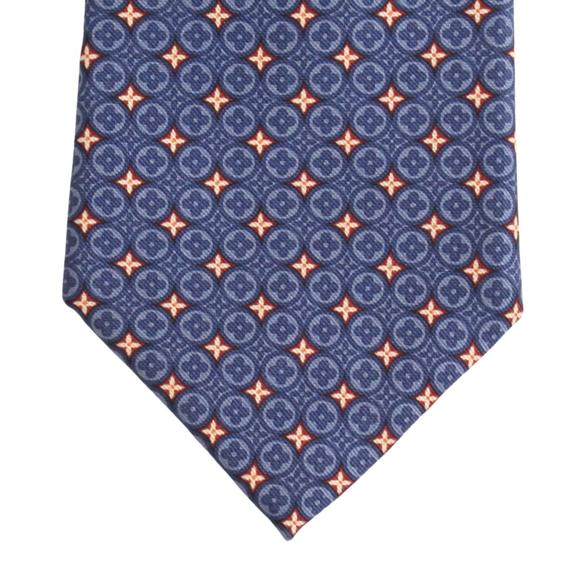Pre-Owned LOUIS VUITTON Louis Vuitton Monogram Silk Necktie Regular Tie Suit Business...