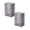 Grey-2Pcs, variant on Wall Mount No Drill Tissue Holder, Adhesive Tissue Box Dispenser for Bathroom Kitchen, Space Saving Napkin Holder for Fridge or Garage, Modern Smoked Grey Design for Home