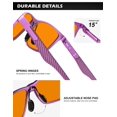 thumbnail image 4 of Gafas de bloqueo de luz azul ANYLUV para hombre Al-Mg Metal, 4 of 8