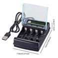 thumbnail image 3 of 4 Ranuras Cargador Batería Con Cable USB para Baterías AA/AAA 1.5V, 3 of 3