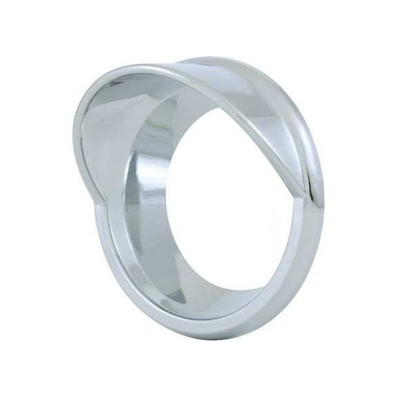 Chrome Plastic Small Gauge Bezel with Visor  2006  Fits Kenworth