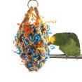 thumbnail image 1 of Flmtop Creative Jute Paper Strips Parrot Chewing Mesh Bag Hanging Birds Playing Toy, 1 of 6