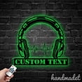 thumbnail image 2 of Handmadetneonsign Earphones Metal Wall Art Light, Headphone Game Metal Sign Wall Decor, Headphone Game Metal Decor, 2 of 5