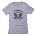 thumbnail image 1 of I'd Rather Be Playing Tennis Classic Graphic Design Men's Grey T-Shirt, 1 of 2