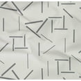 thumbnail image 4 of oneOone Organic Cotton Poplin Twill Fabric Line Geometric Print Fabric BTY 42 Inch Wide, 4 of 4