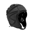 thumbnail image 2 of Casco de rugby shamjiam protector de cabeza negro ajuste ajustable 58 cm-64 cm, 2 of 8