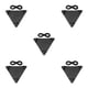 thumbnail image 2 of Wosthever Taburete de camping Paño Senderismo Trípode Silla Funda de asiento Deportes Negro Negro 5piezas, 2 of 6