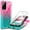 Glitter Pink Aqua, variant on NGB SUPREMACY For TCL 50 LE Phone Case Tempered Glass Screen Protector Full-Body Shockproof Bumper TCL 50 LE Case