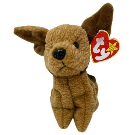 Ty Beanie Babies - Tuffy the Terrier Dog Regular Size Plush (BONUS ONE FUN CHOPS)