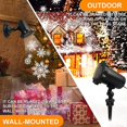 thumbnail image 3 of New Year Projector Lamp, Outdoor/indoor Christmas Projector, Dynamic Snowy Landscape Christmas Lamp With Remote Control, 3 of 5