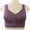 Purples, variant on Bigersell Full-Coverage Bra On Sale Size Women's No-Wire Bra No Front Button No-Slip Underwear Push-Up Bra Style F-1243 White XL