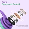 thumbnail image 2 of Wired Headphones for Kids, 85dB Volume Limit, 3.5mm Kids Headphones with Cord &USB C to 3.5mm Dongle, Adjustable, Foldable Toddler headsets for School, 2 of 6