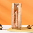 thumbnail image 3 of Bolsas Kraft Sincero 30 piezas con bolsa de embalaje de papel con ventana de pie, 3 of 5