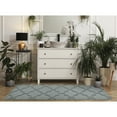 thumbnail image 2 of Garland Rug Quatro Polypropylene Sea Foam Indoor Runner Rug, 3' x 8', 2 of 6
