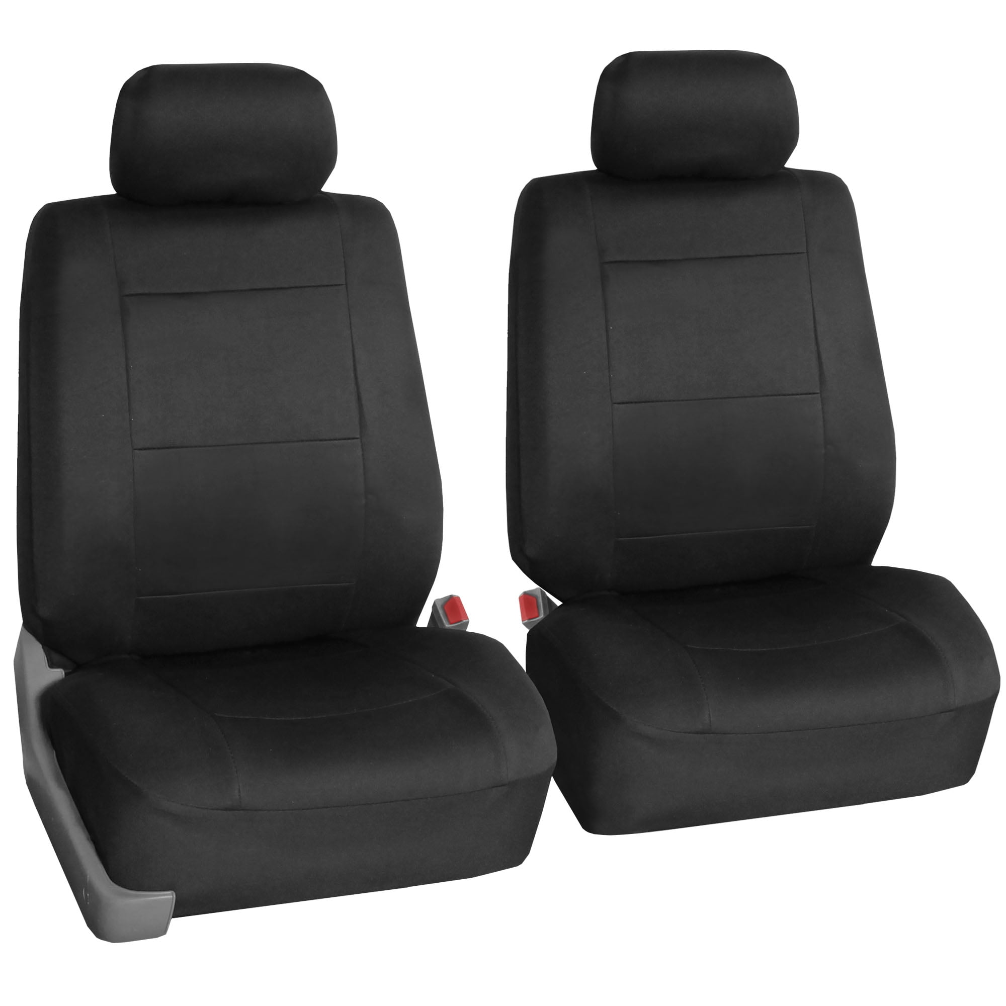 red and black seat covers walmart