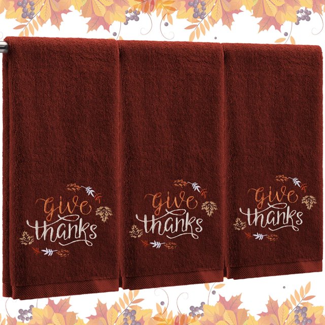 Toallas de baño Fanfanwin Fall, 35 x 75 cm, 100% algodón, 3 unidades