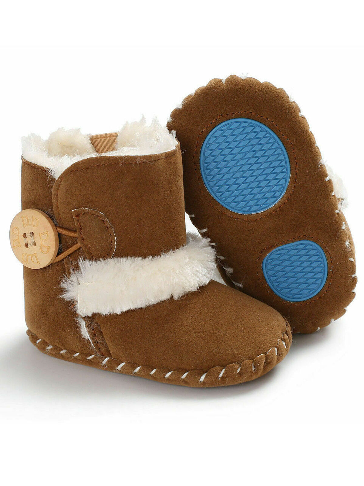 Baby Girl Boy Snow Boots Winter Half Boots Infant Kids New Soft Bottom Shoes - image 3 of 3