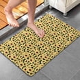 thumbnail image 4 of Yellow Sunflower Pattern Bathroom Rugs Mat,Non Slip Microfiber Bathroom Rug,Rubber Backing,Soft Bathroom Mats for Bathroom Floor,Tub and Shower,20x32in(50x80cm), 4 of 5