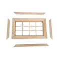 thumbnail image 2 of Muebles de , Adorno de Ventana de , Modelo de Accesorios de Bricolaje, con 12 Paneles 1/12 Habitación de Bebé Niño de 3 a 5 Sunnimix Ventana Dolldhouse, 2 of 8