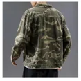 thumbnail image 2 of Camouflage Jacket Men's Spring Autumn Thin Aviation Sports Jacket Trendy Flight Pattern Denim Men's, 2 of 5